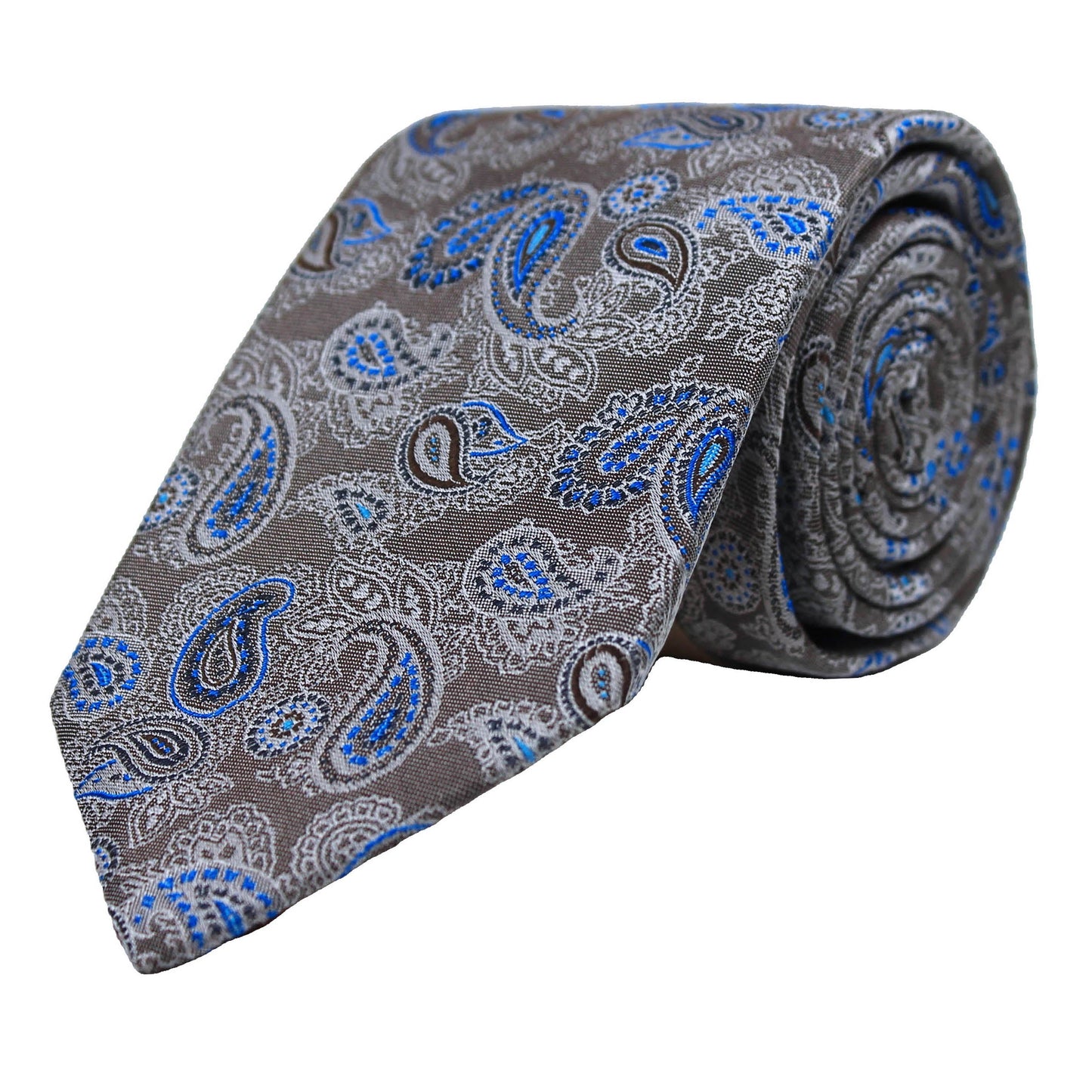 Tan Woven Paisley