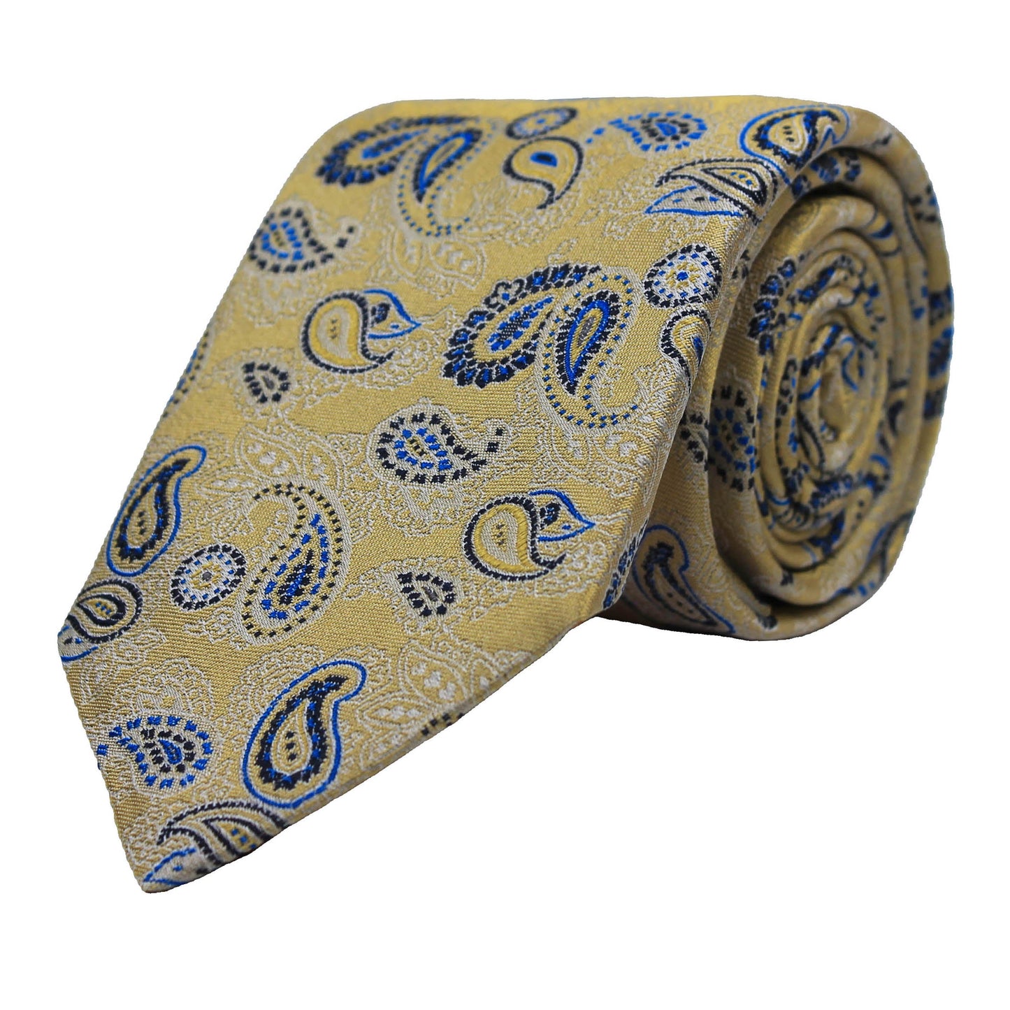 Yellow Woven Paisley