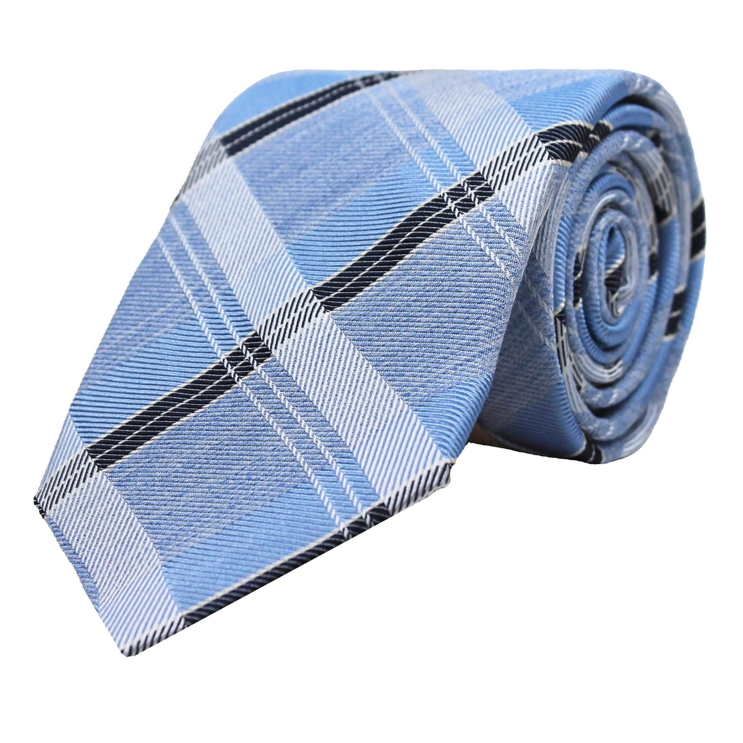 Blue Woven Plaid