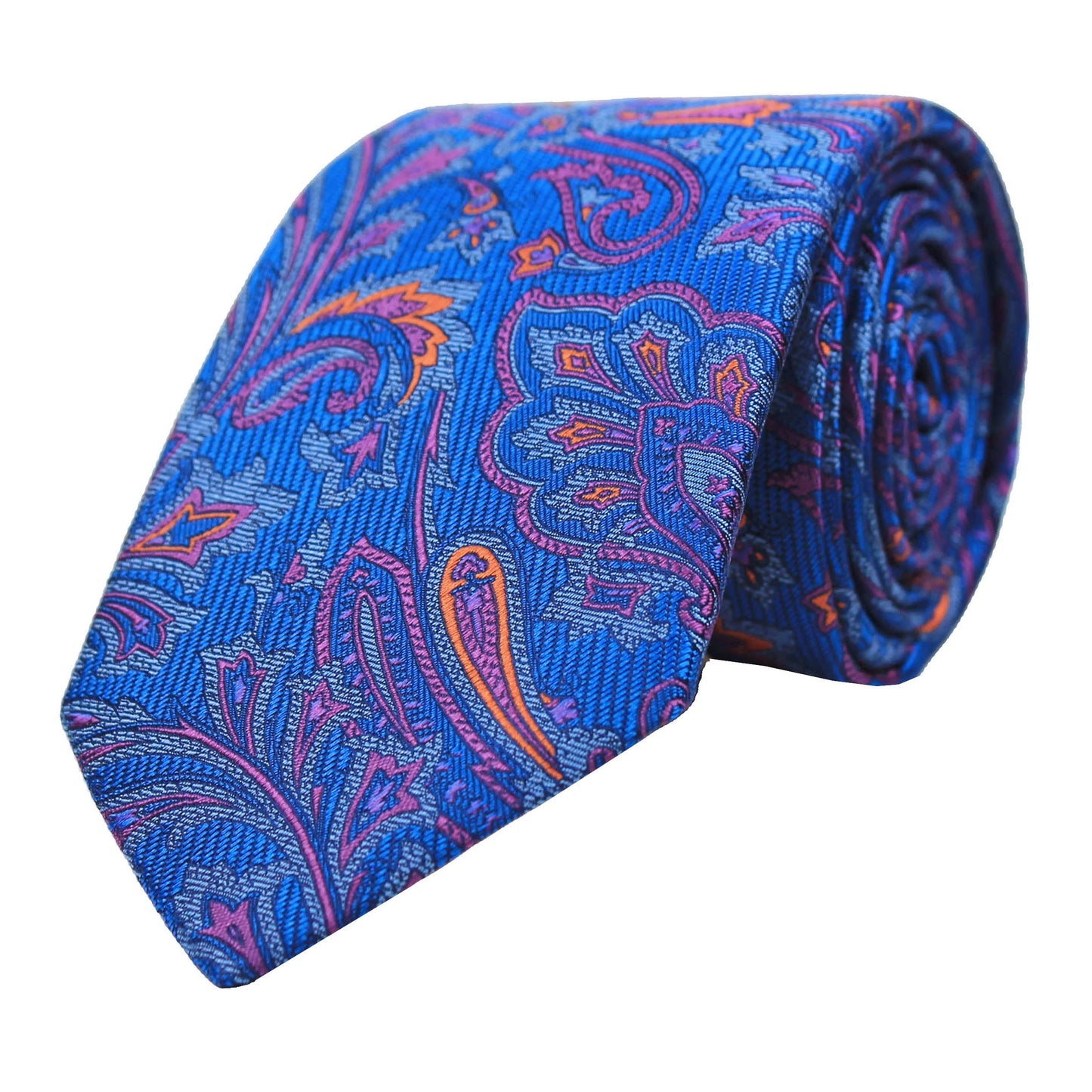 Blue Woven Paisley