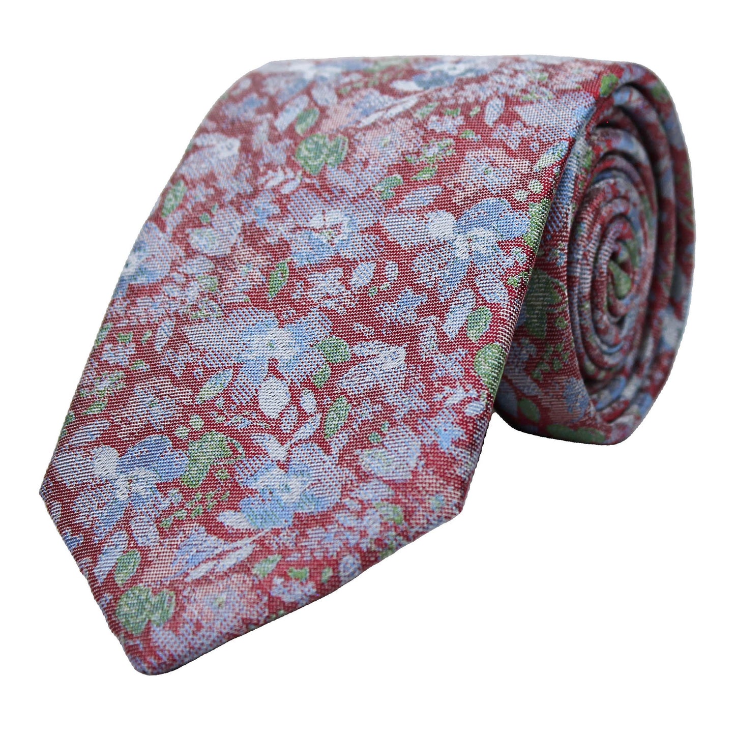 Red Woven Floral