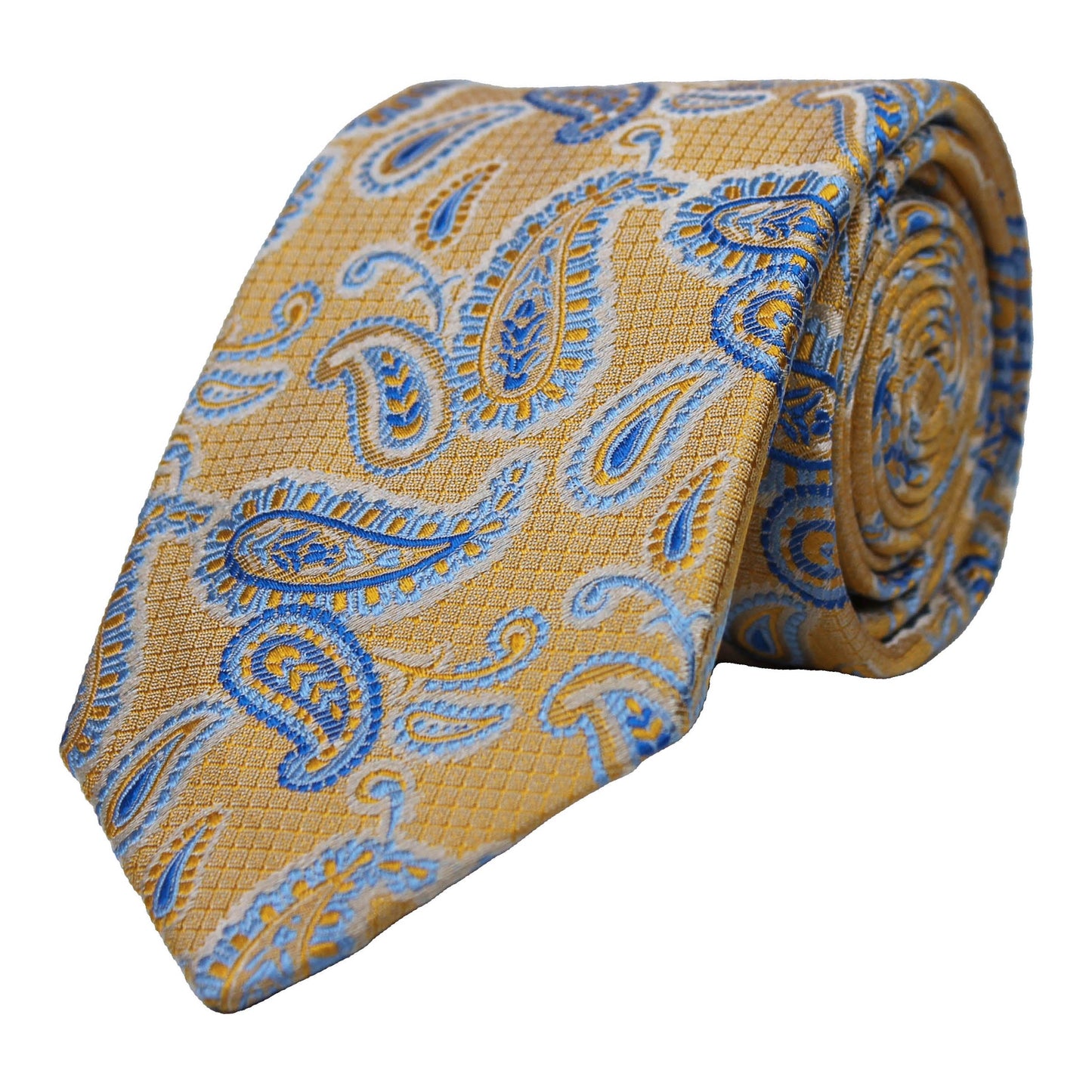 Yellow Woven Paisley