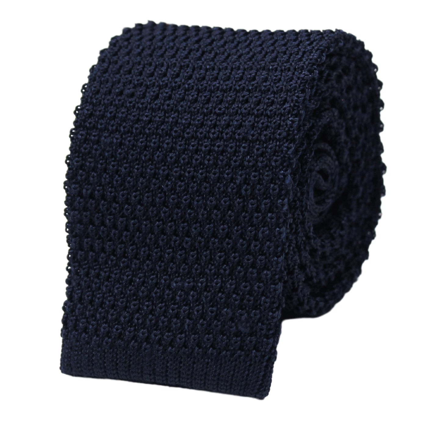 Navy Square Bottom Knit