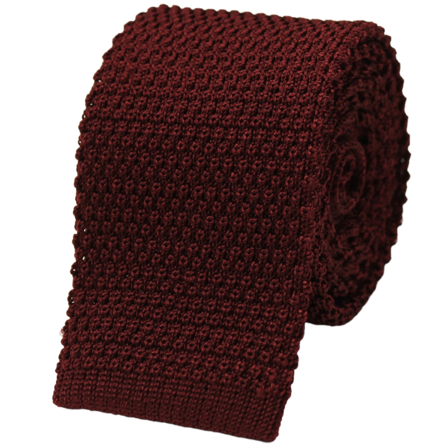 Burgundy Square Bottom Knit