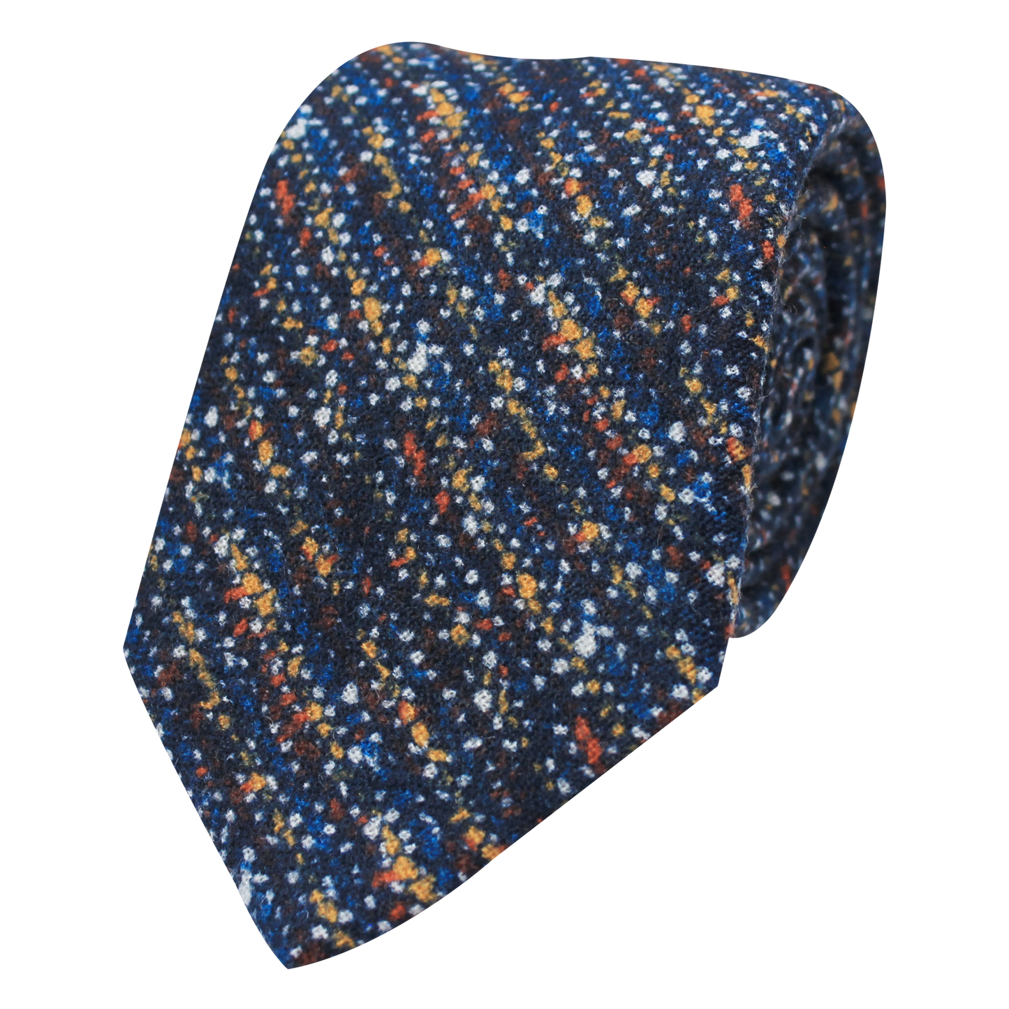 Navy Printed Donegal