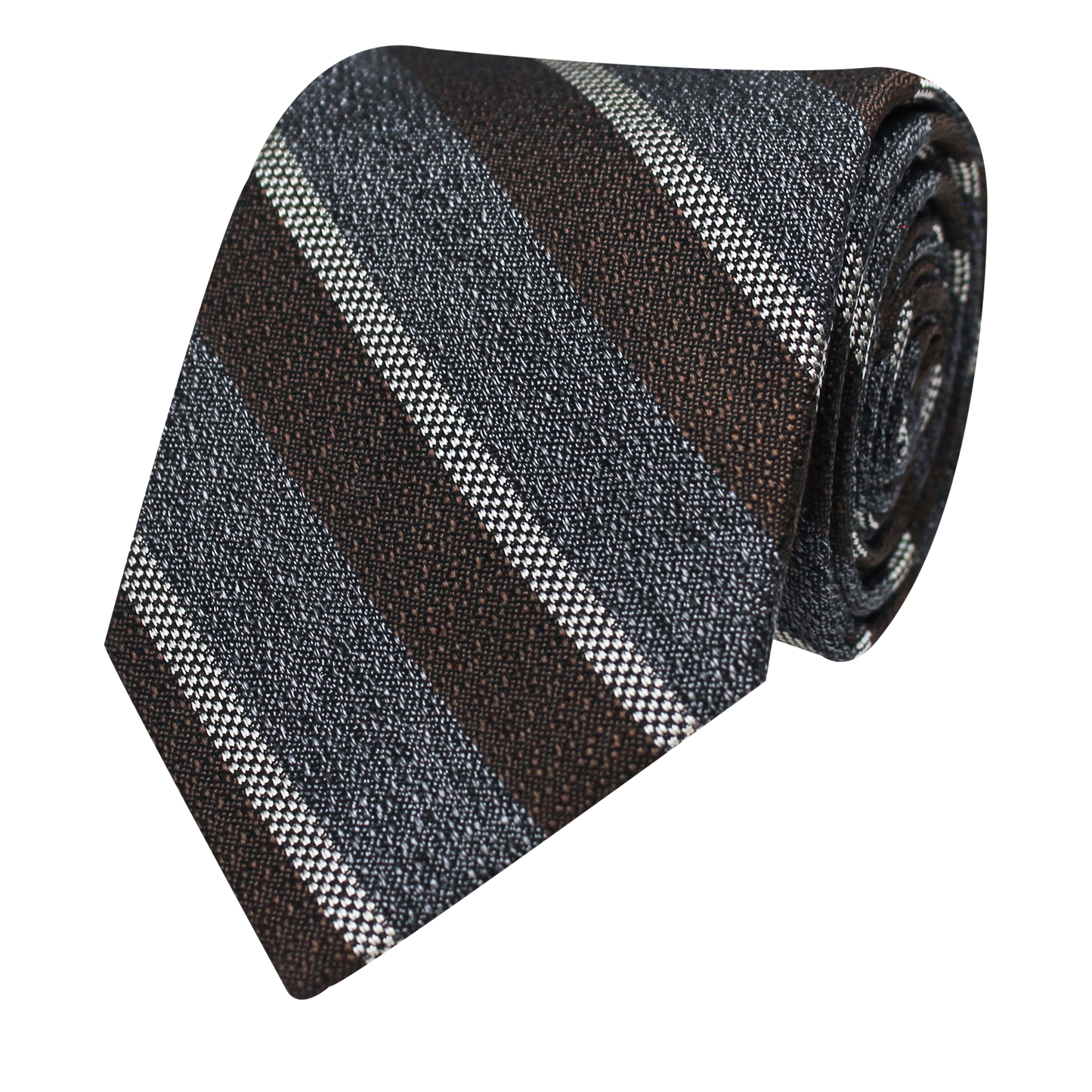 Grey Woven Stripe
