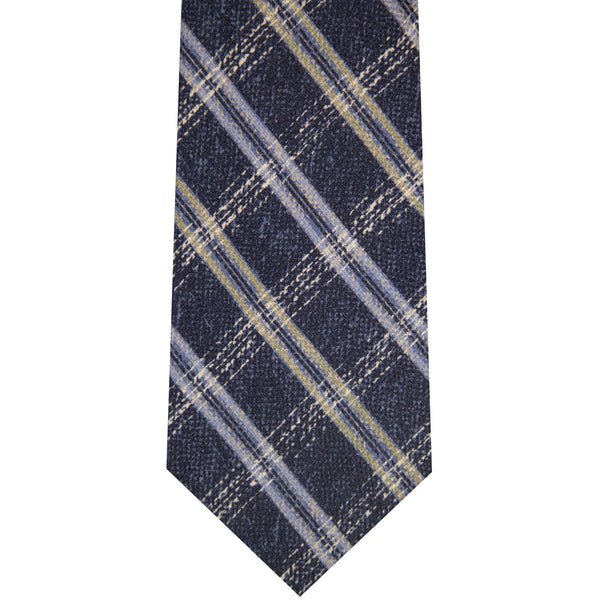 5001077-400 Navy Printed Windowpane