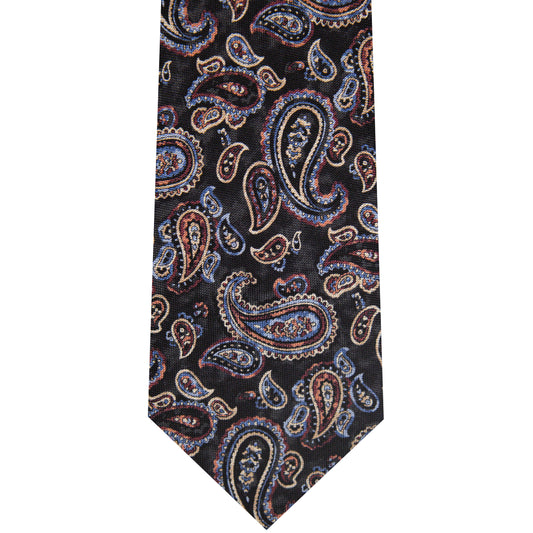 5001080-001 Black Printed Paisley