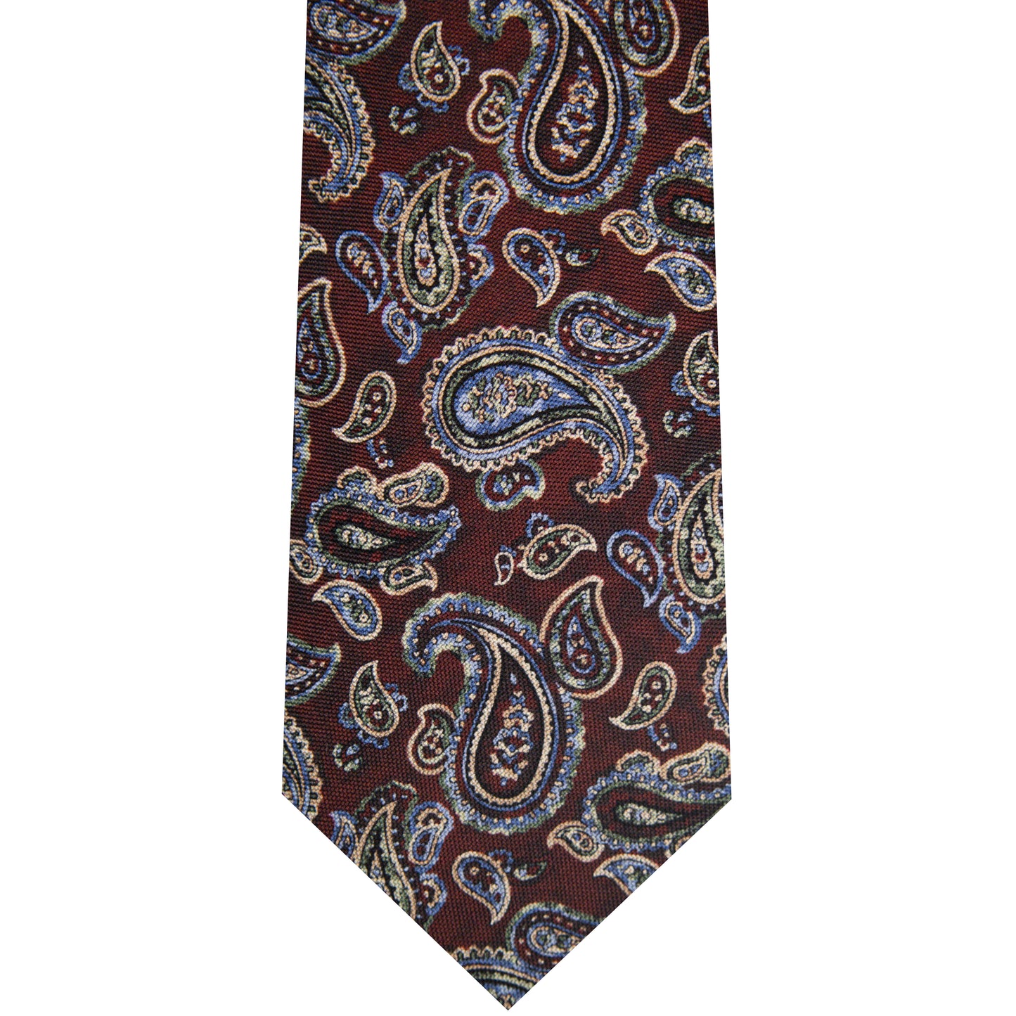 5001080-500 Burgundy Printed Paisley
