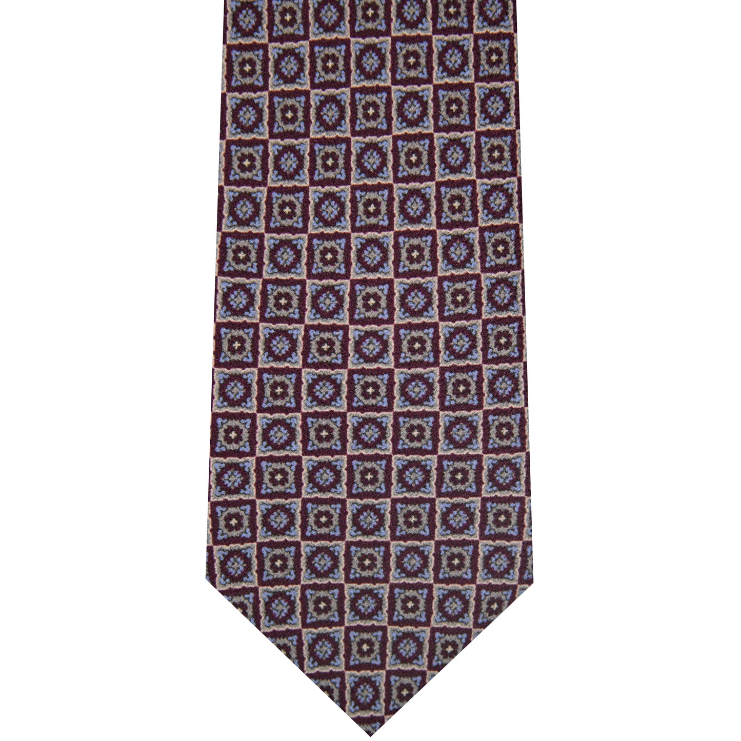 500182-500 Burgundy Printed Neat