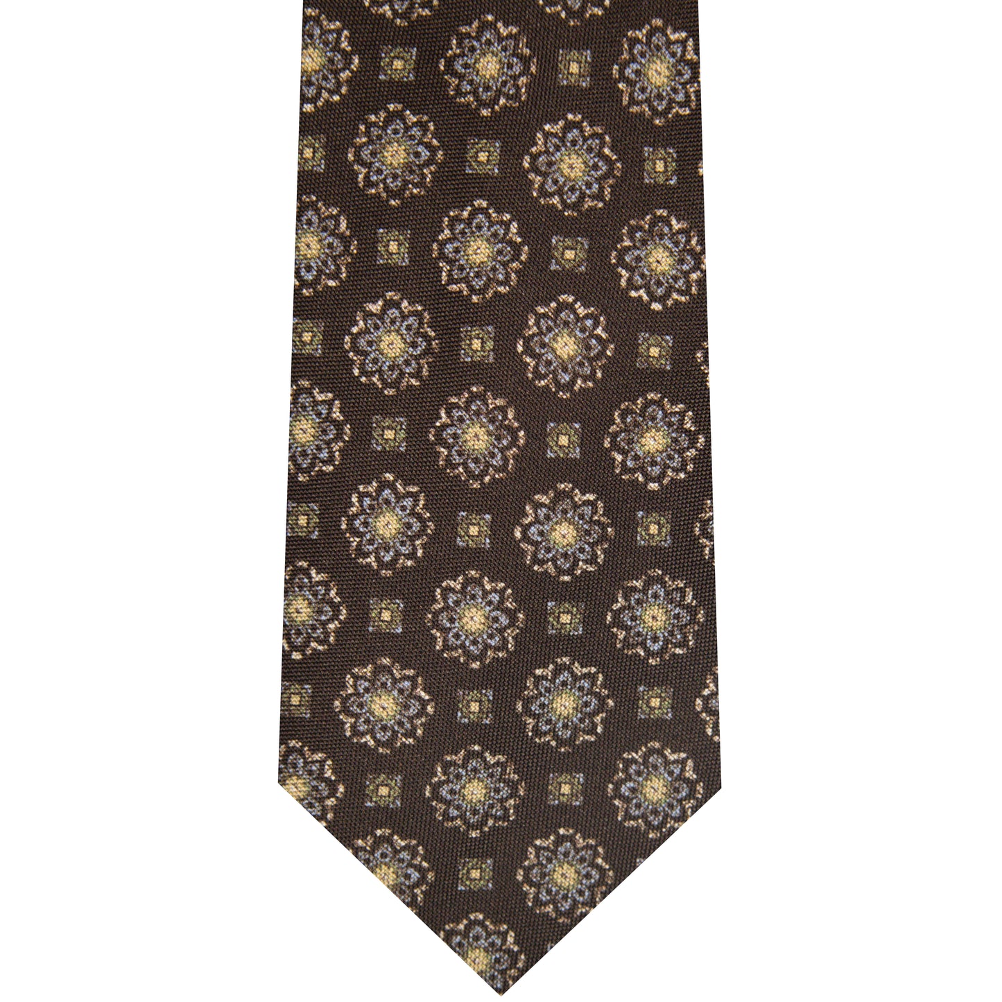 500183-200 Brown Printed Medallion