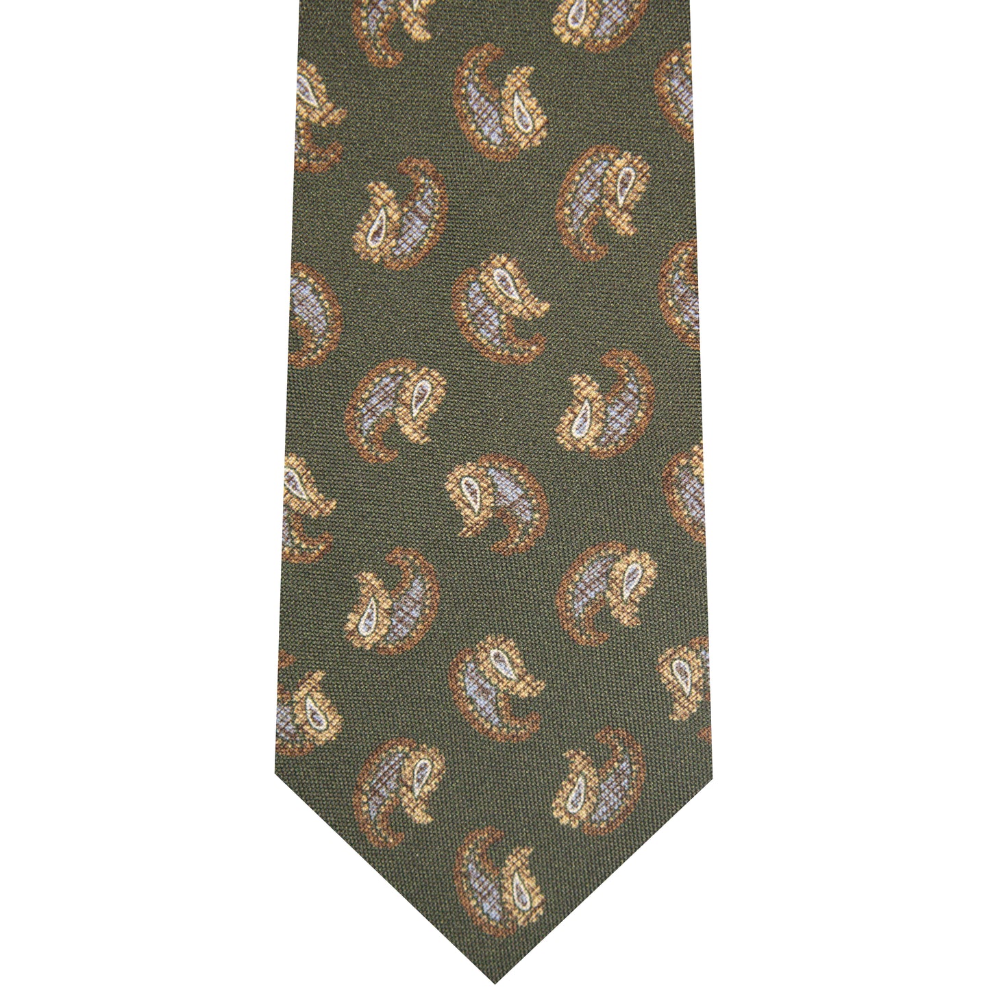 5001084-300 Green Printed Paisley