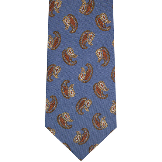 5001084-430 Blue Printed Paisley