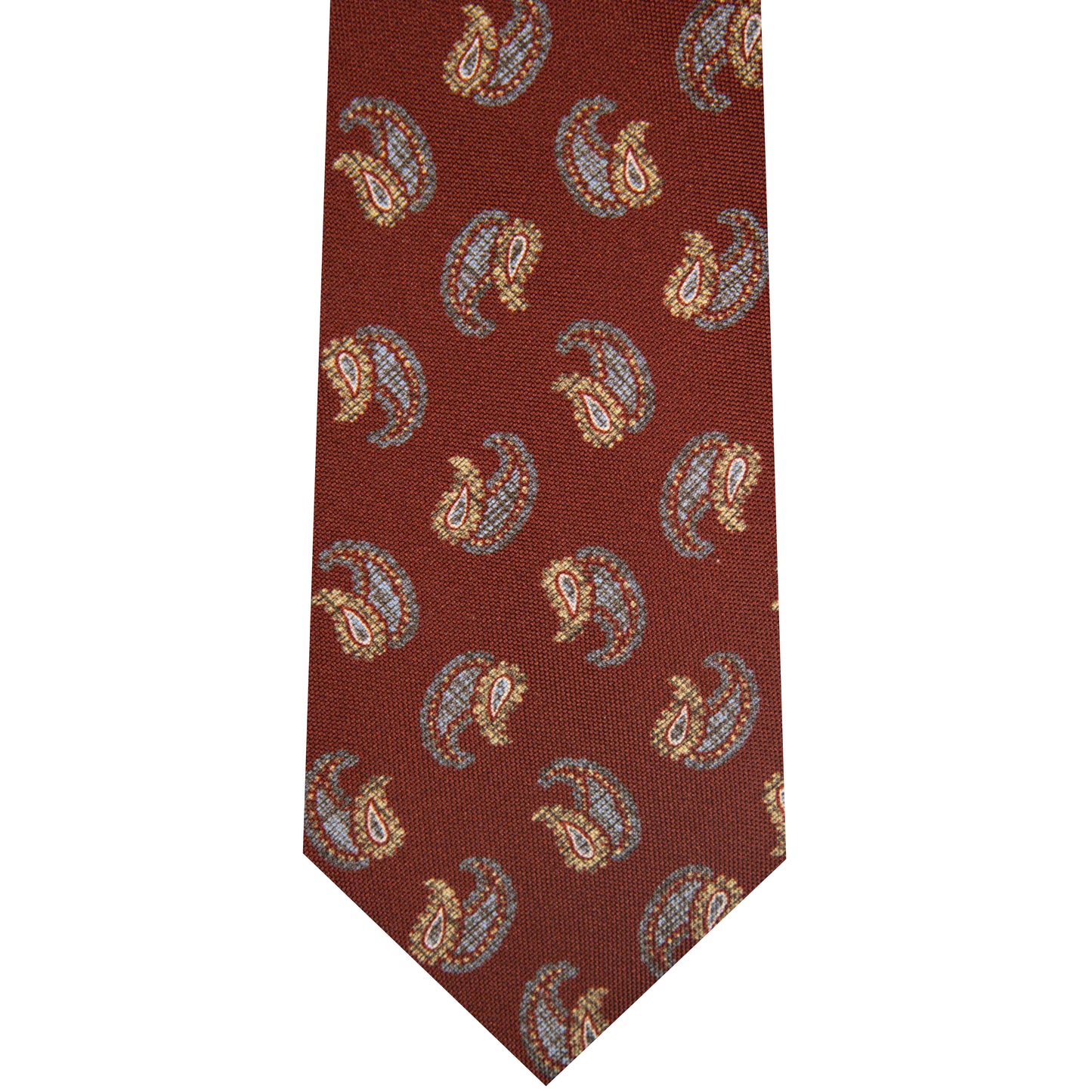 5001084-825 Rust Printed Paisley