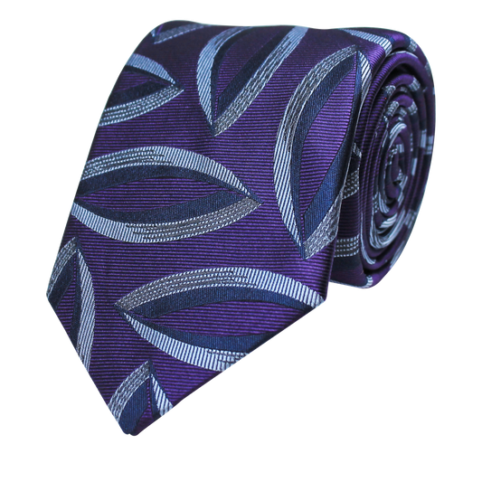 Purple Woven Geometric