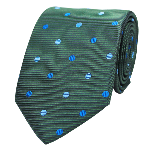 Green Woven Dot