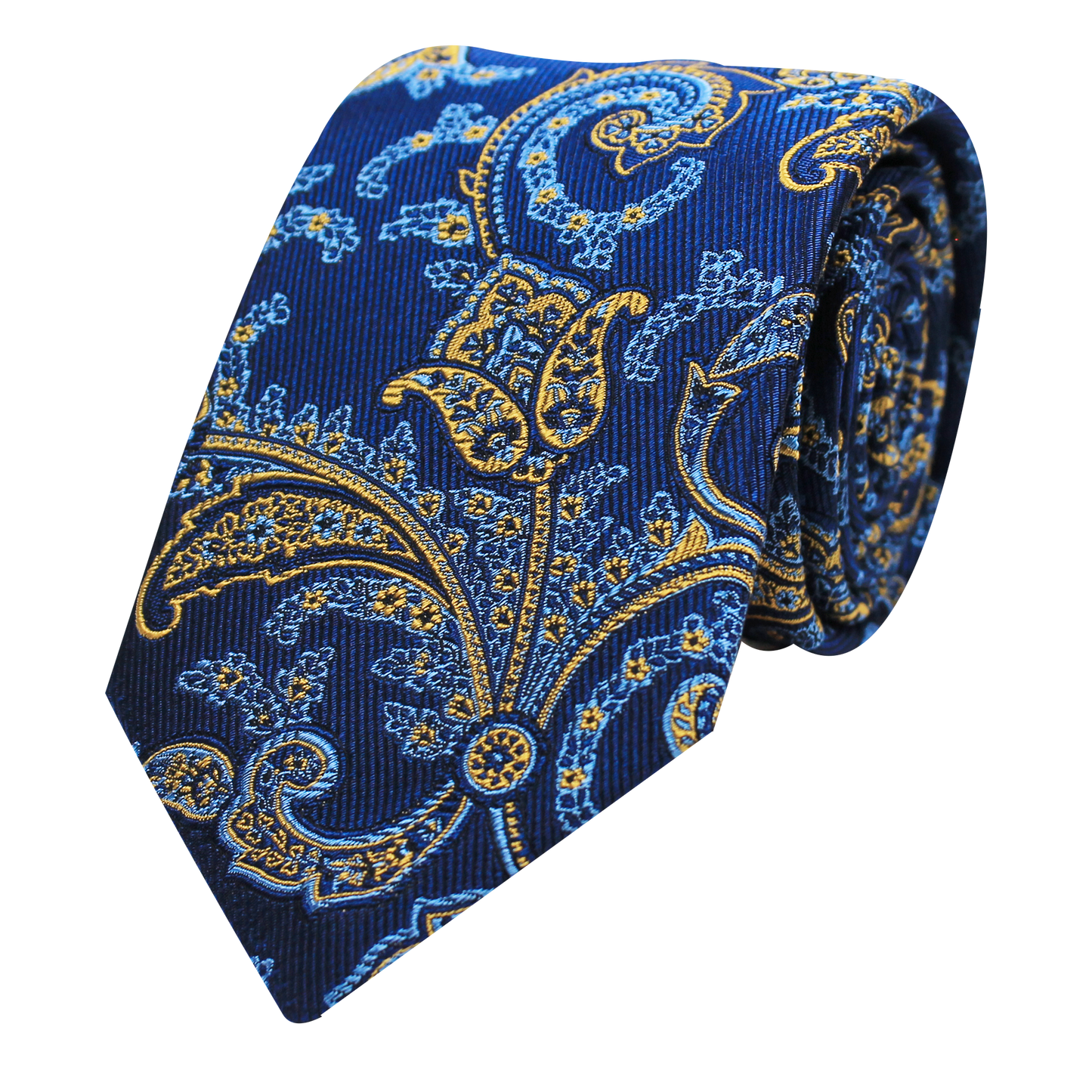 Blue Woven Paisley