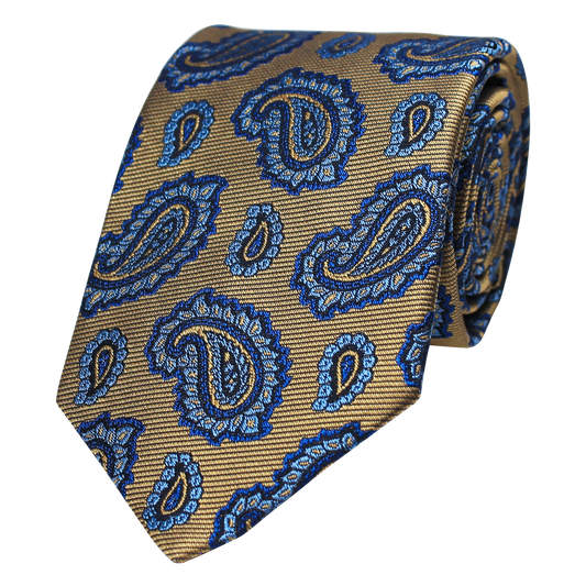 Gold Woven Paisley