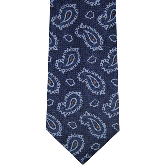 7002213-400 Navy Woven Paisley