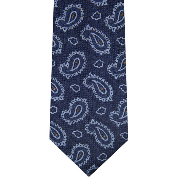 7002213-400 Navy Woven Paisley