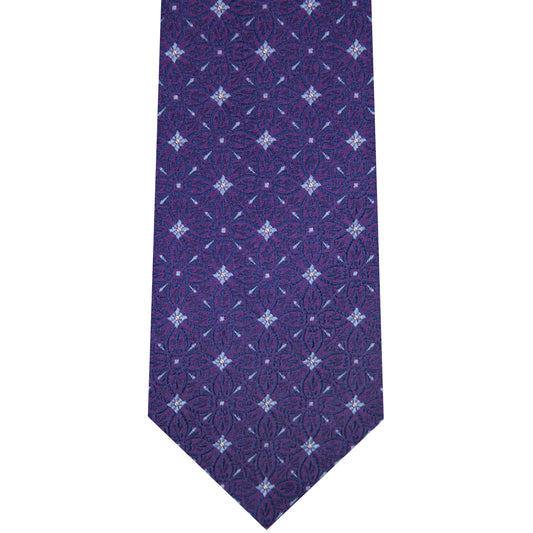 7002214-507 Purple Woven Medallion
