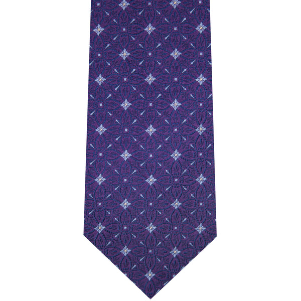 7002214-507 Purple Woven Medallion