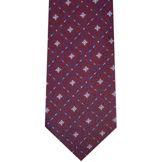 7002214-600 Red Woven Medallion