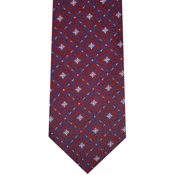7002214-600 Red Woven Medallion