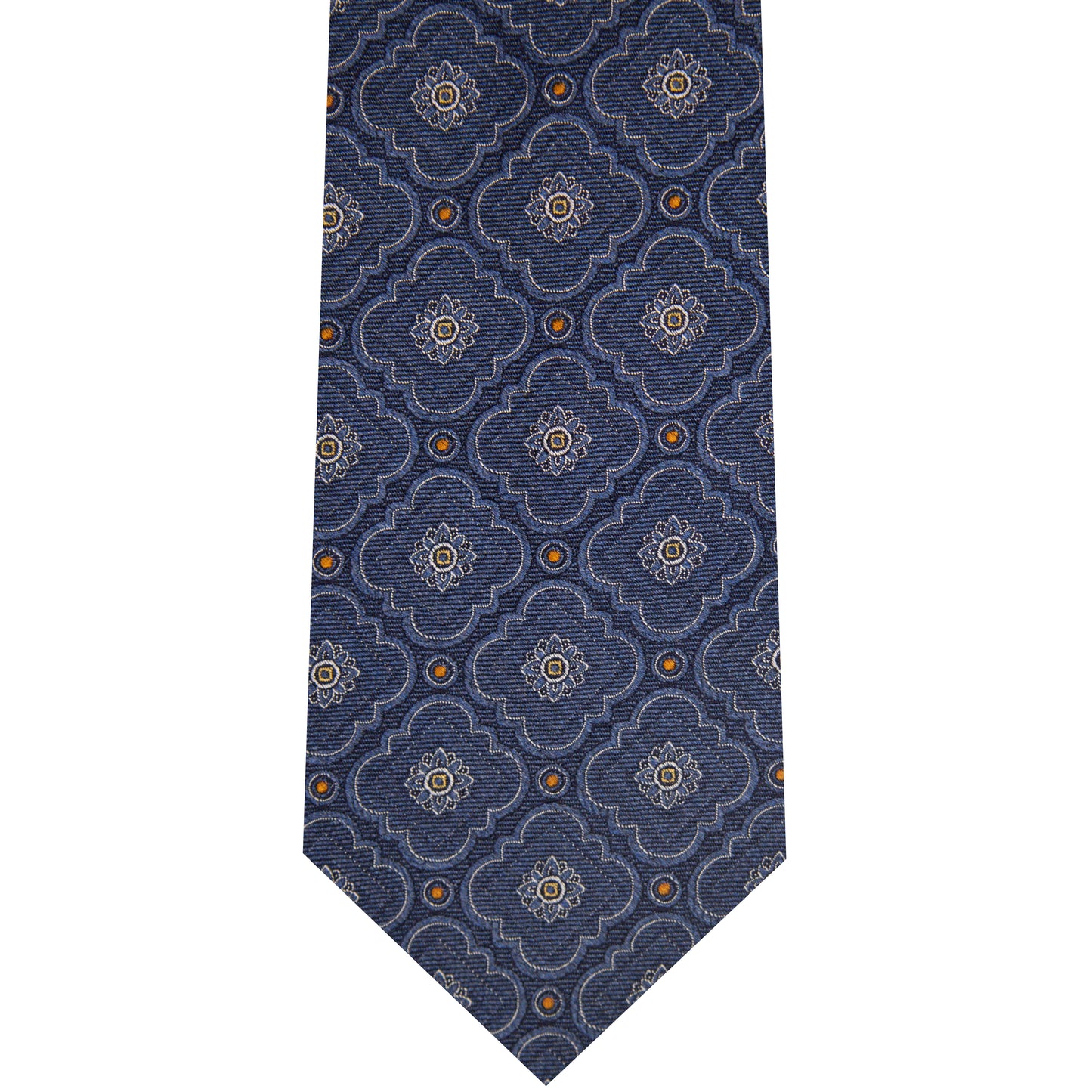 7002215-430 Blue Woven Medallion