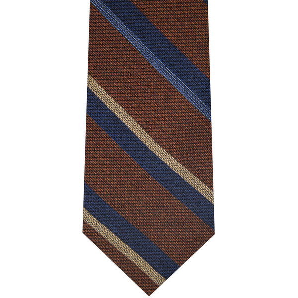 7002222-825 Rust Woven Stripe
