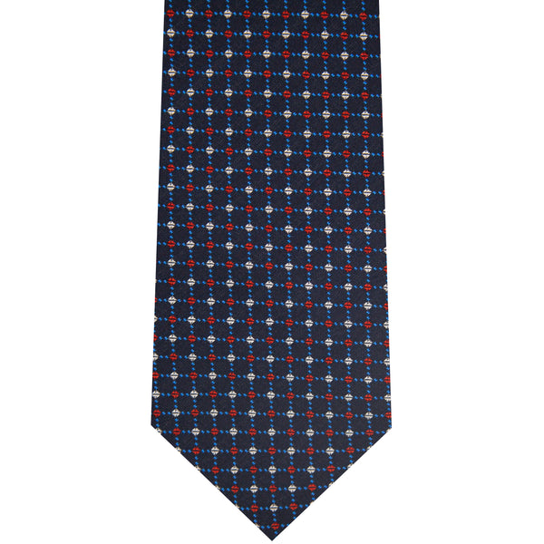 7002227- 400 Navy Woven Neat