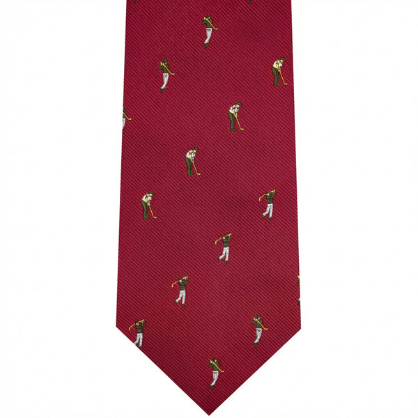 7002253-500 Burgundy Woven Golfer