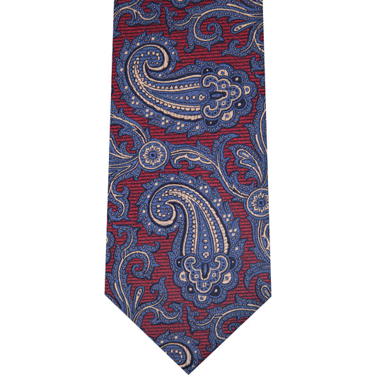 7002259-600 Red Woven Paisley