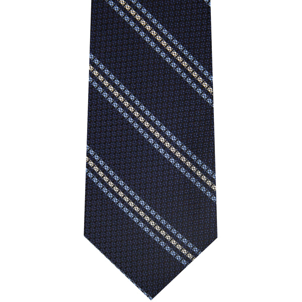 7002260-400 Navy Woven Stripe