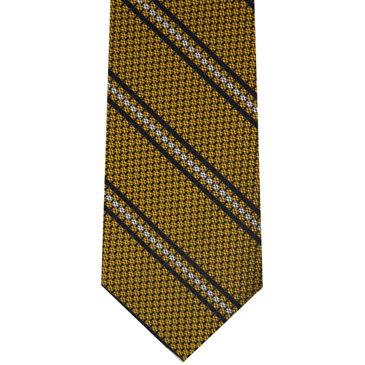 7002260-710 Yellow Woven Stripe