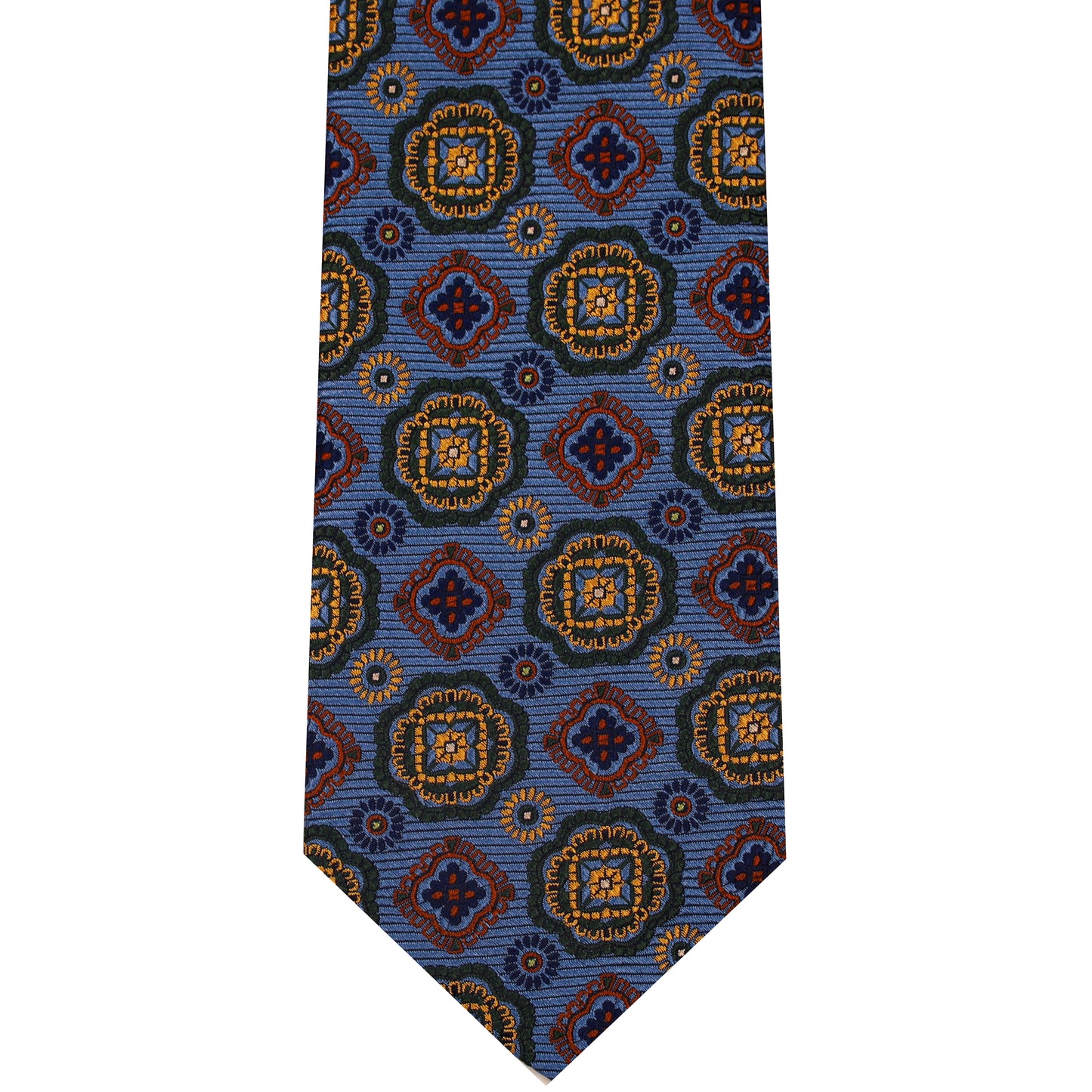 7002261-430 Blue Woven Medallion