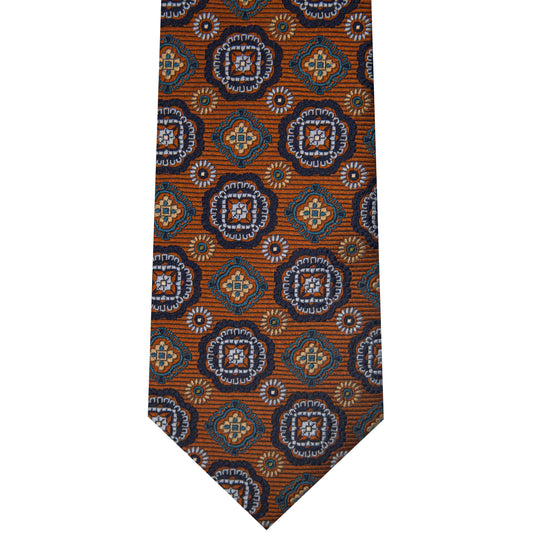 7002261-825 Rust Woven Medallion
