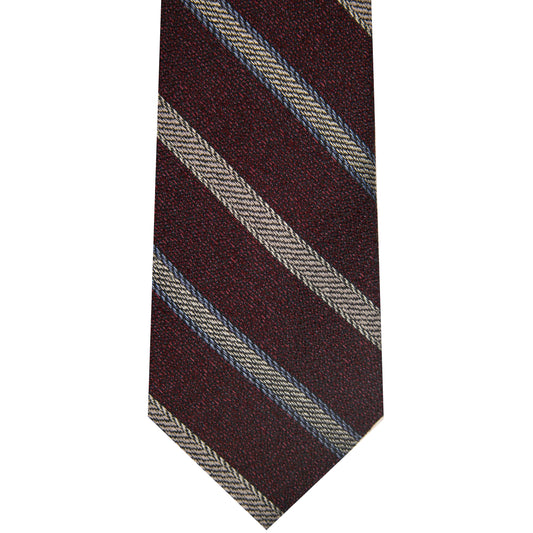 7002265-500 Burgundy Woven Stripe