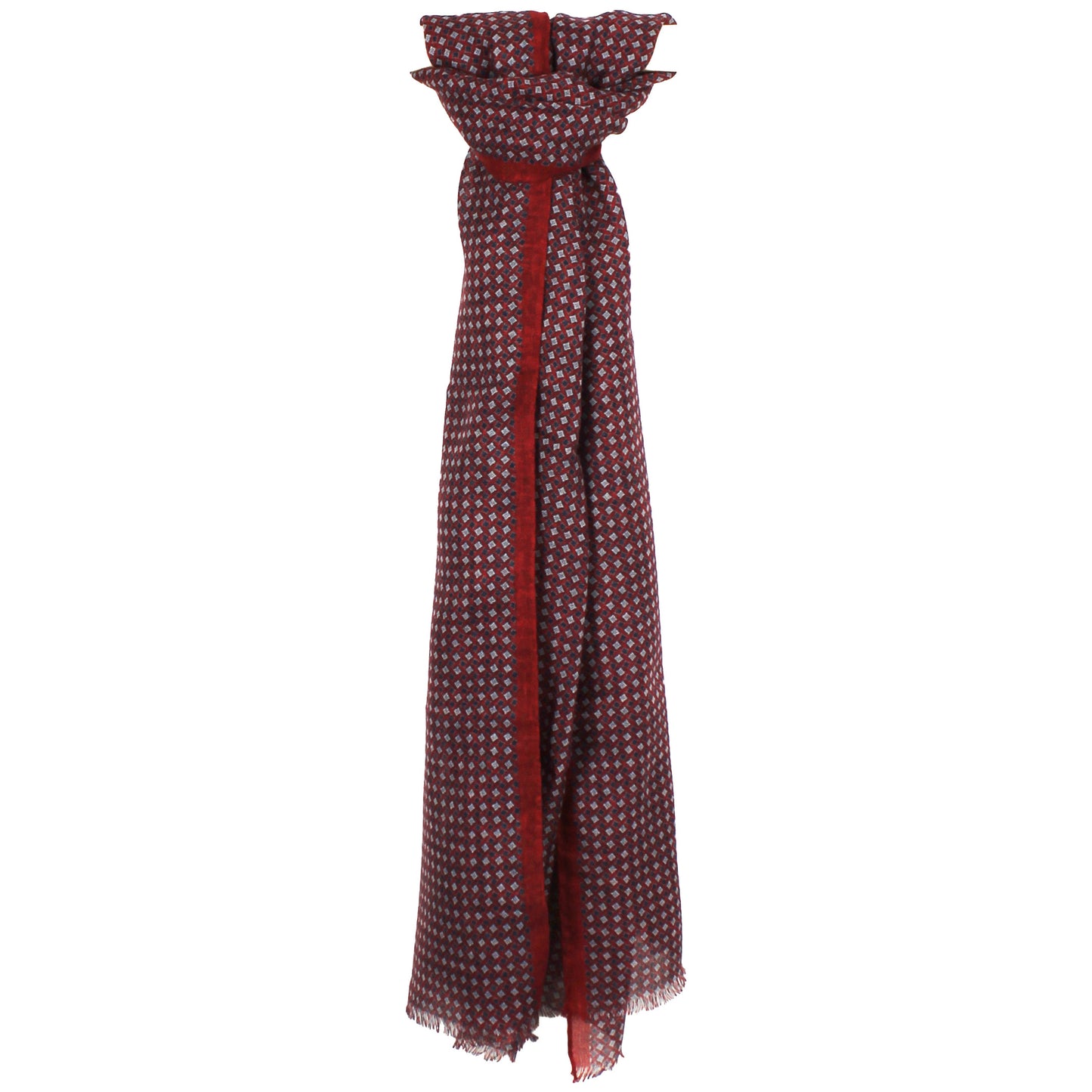 Red Printed Neat Scarf
