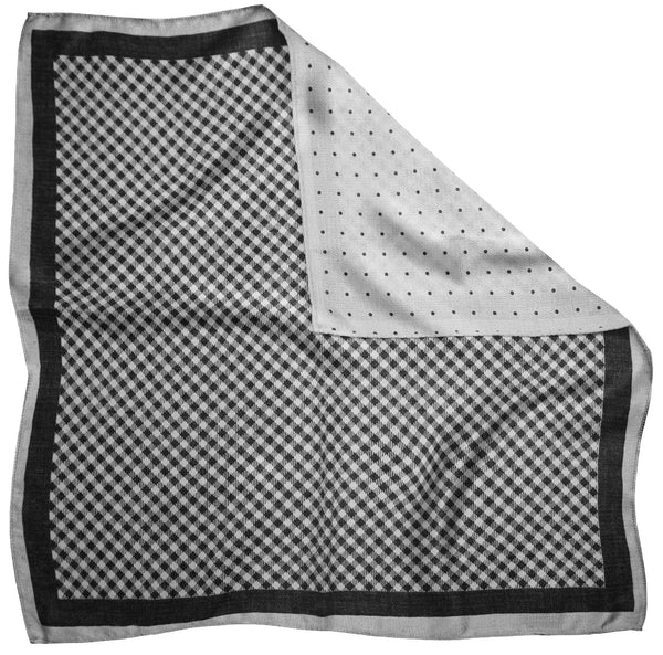 9001003PS-001 Black Printed Reversible Check/Dot