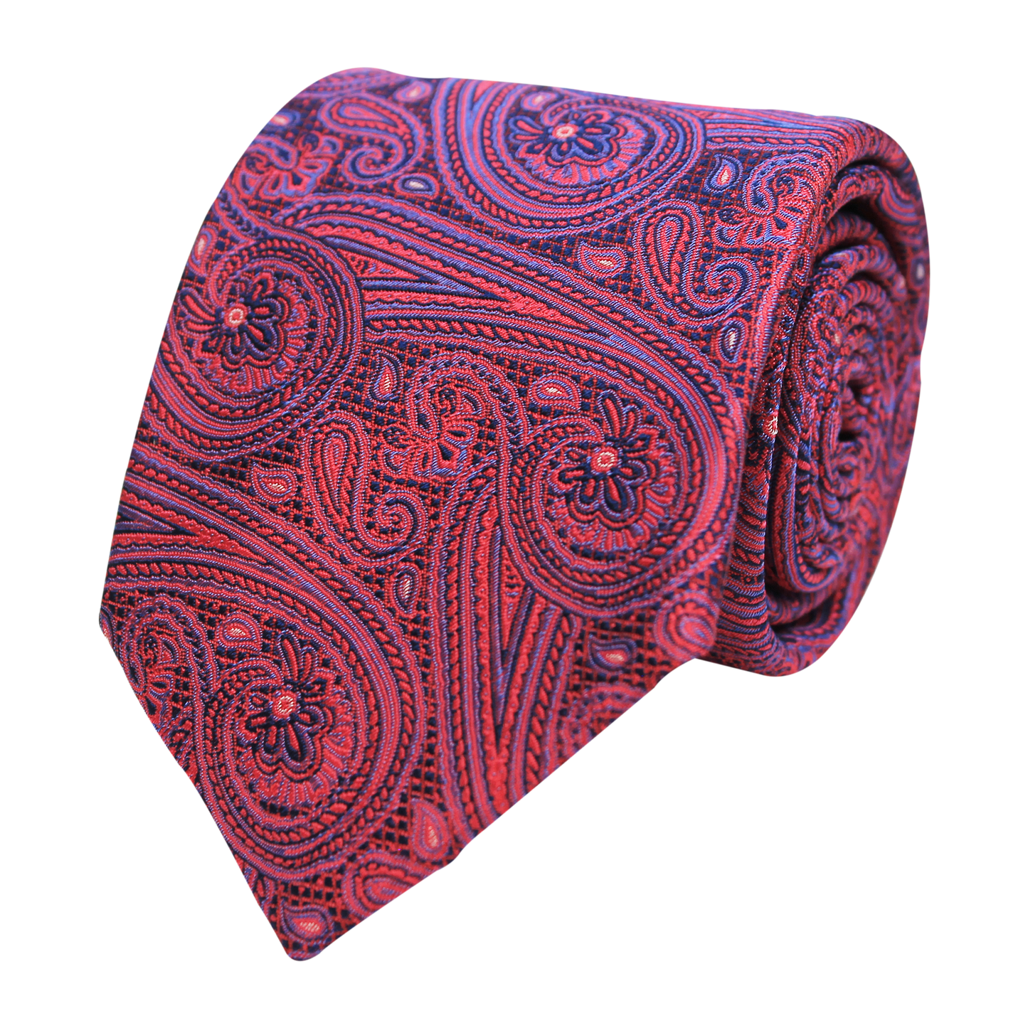 Red Woven Paisley