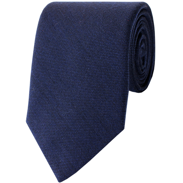 Navy Woven Twill Solid