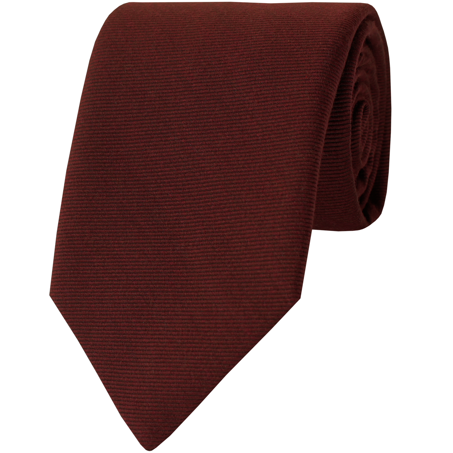 Burgundy Woven Twill Solid