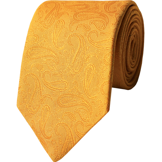 Gold Woven Solid Paisley