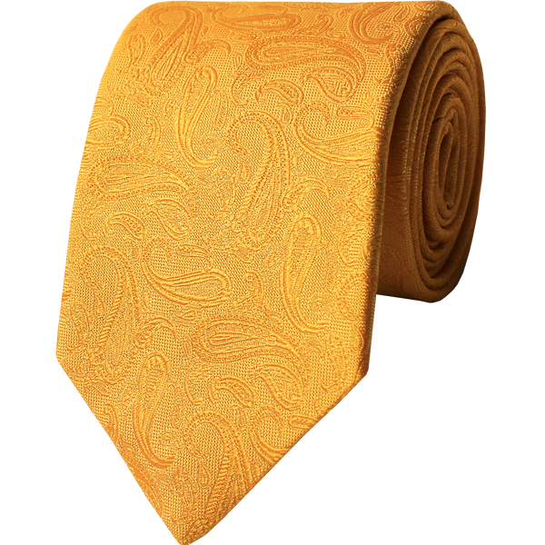 Gold Woven Solid Paisley