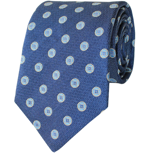 Navy Woven Neat