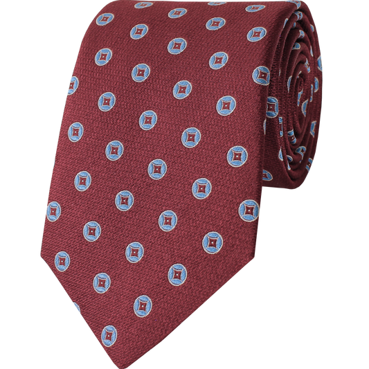 Burgundy Woven Neat