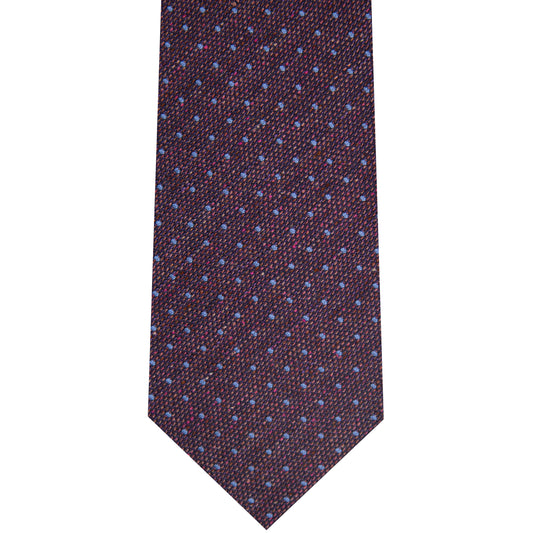 8000496-670 Rose Woven Dot