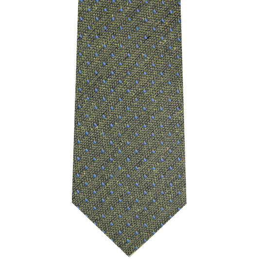 8000496-330 Green/Blue Woven Dot