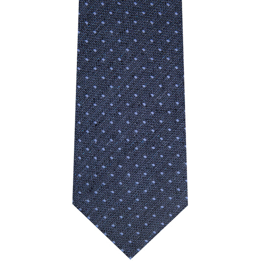 8000496-430 Blue Woven Dot